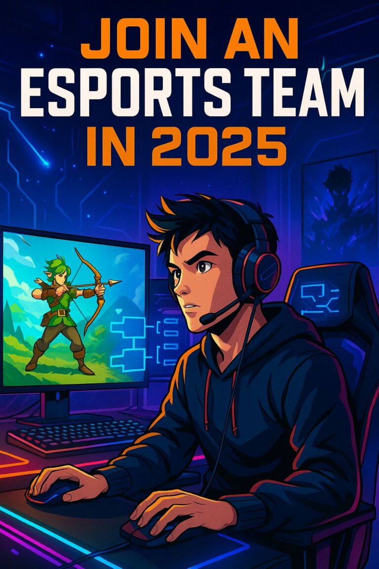 Join an esports team in 2025